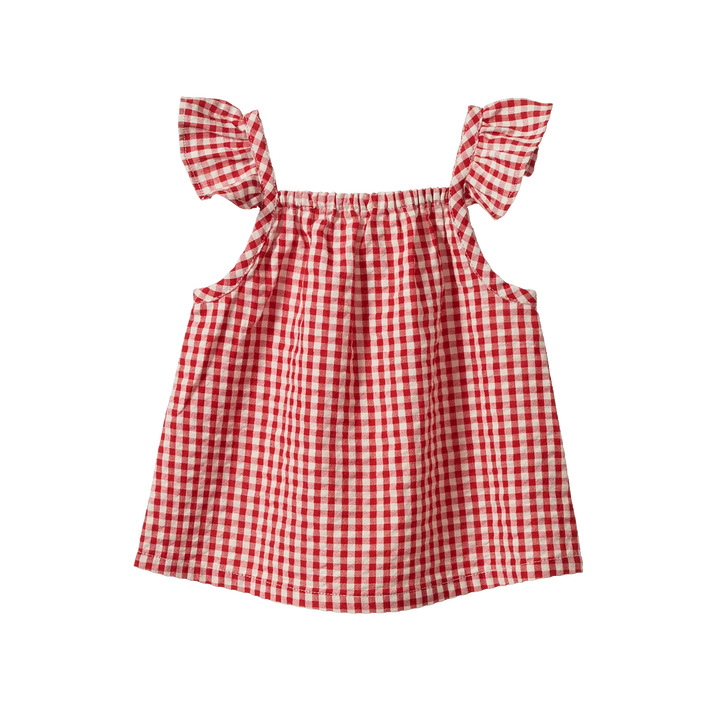 Petal Set - Red Gingham