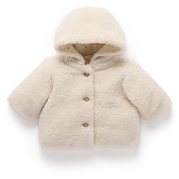 Shearling Padded Jacket - Wheat