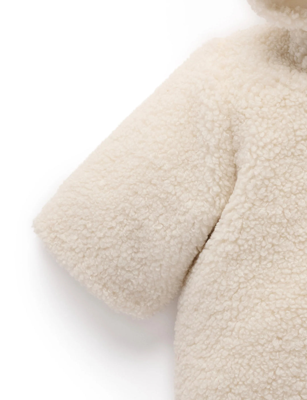 Shearling Padded Jacket - Wheat