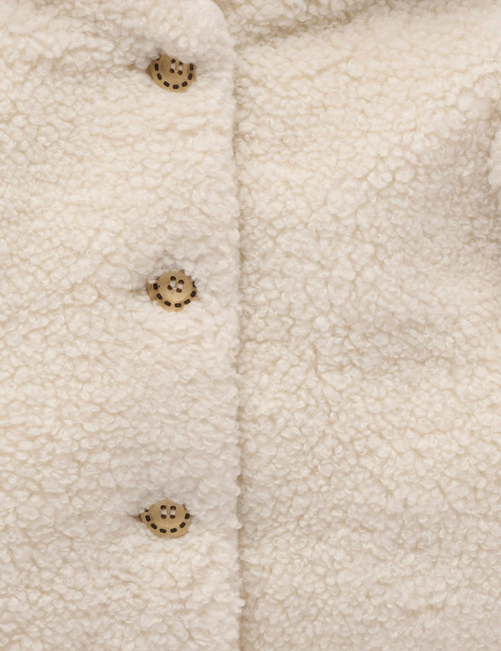 Shearling Padded Jacket - Wheat