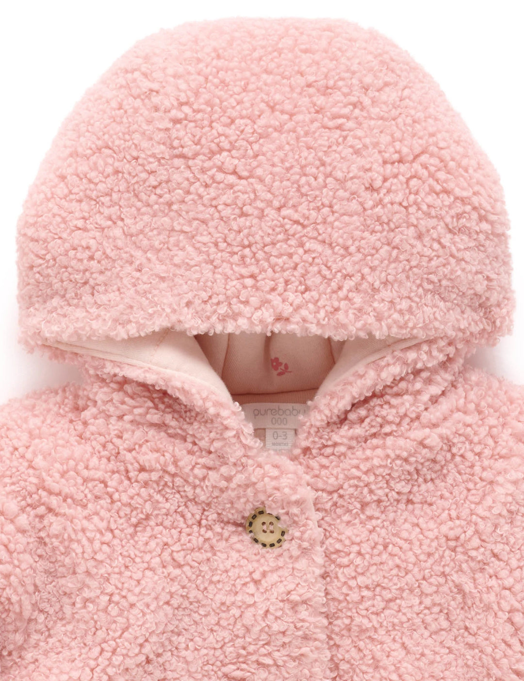 Shearling Padded Jacket - Blush