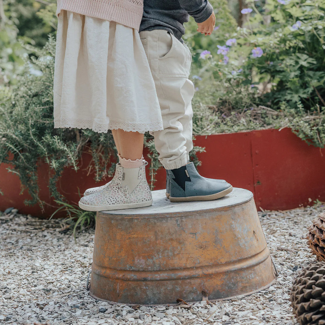 Electric Boot - Indigo Speckle
