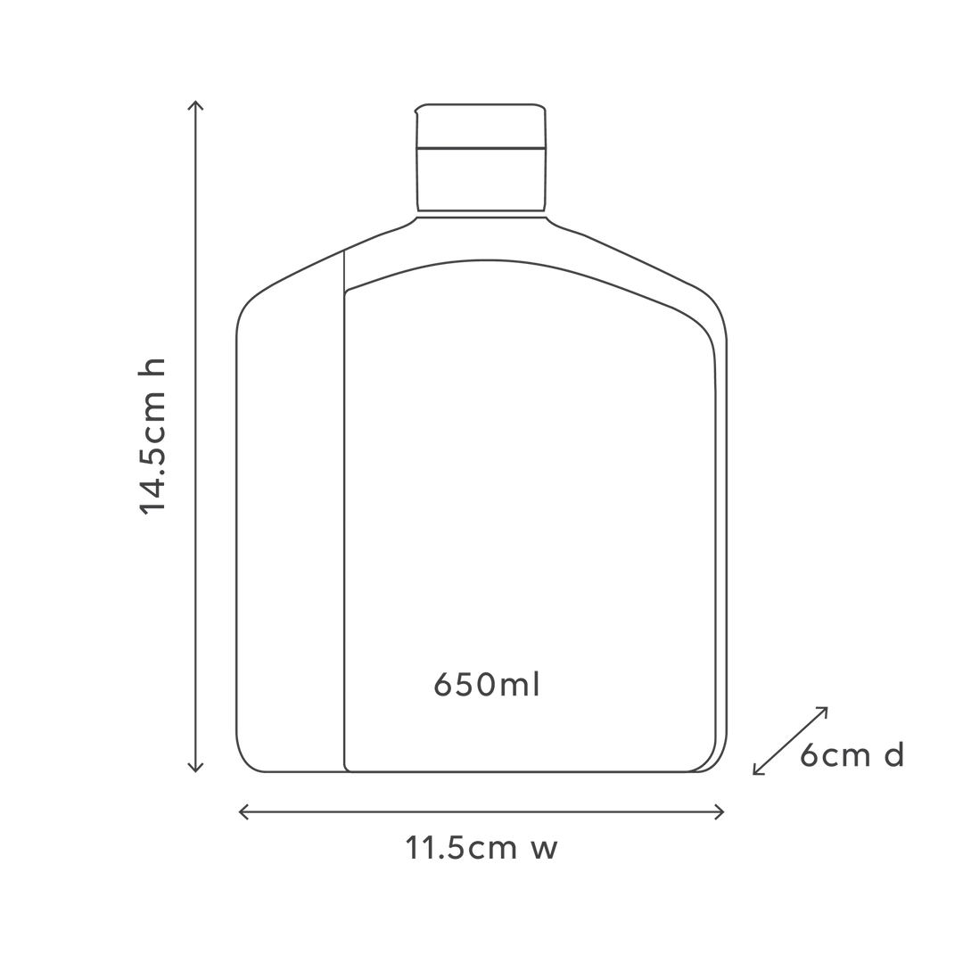 650ml Baby Wash Refil - Calming Oatmeal