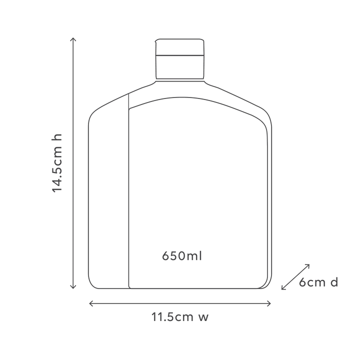 650ml Baby Wash Refil - Calming Oatmeal