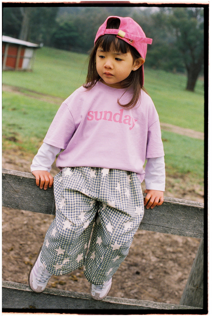 Dusty Star Pants | Yellow Gingham