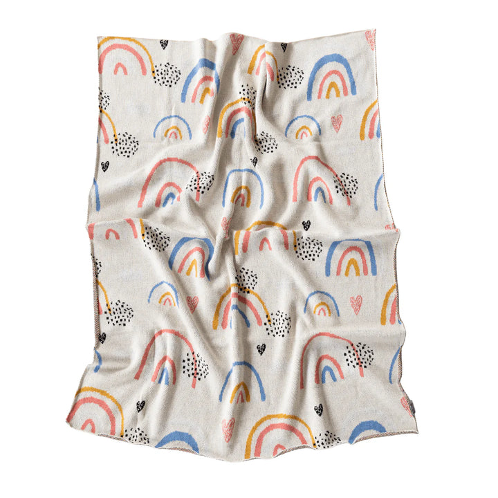 Blanket | Knit - Rosy Rainbow