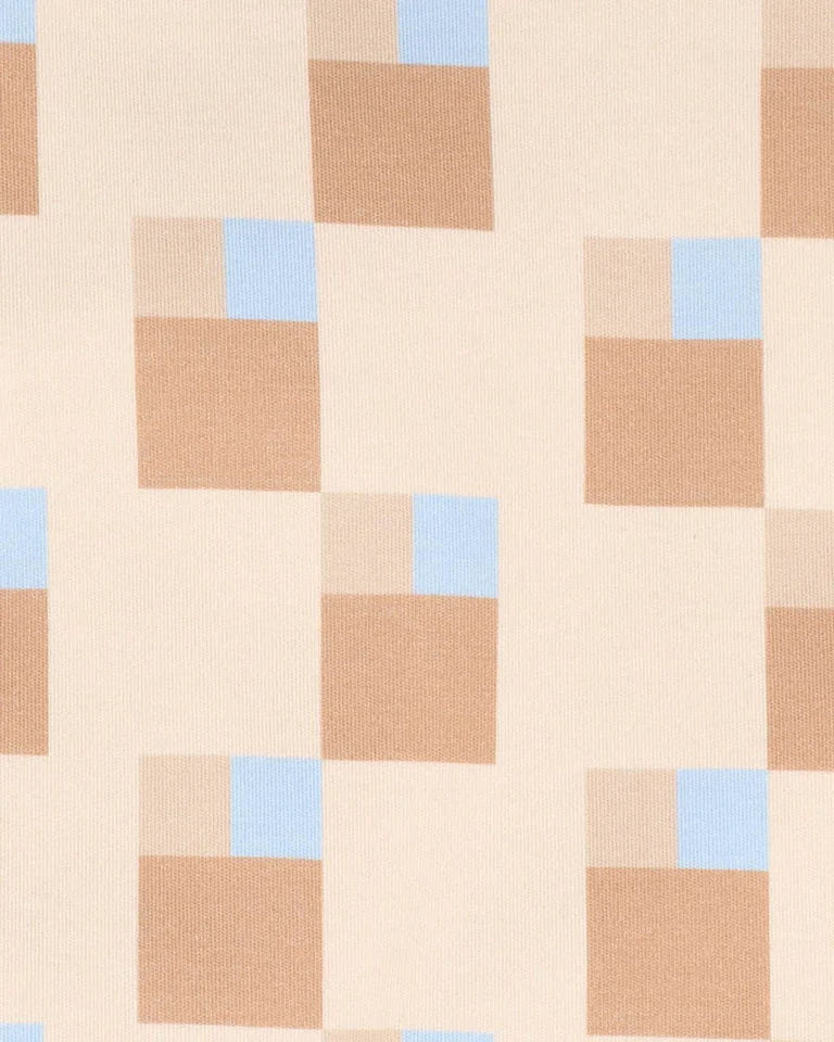 Zipsuit | Organic - Havana Block Print
