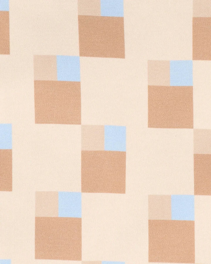 Zipsuit | Organic - Havana Block Print