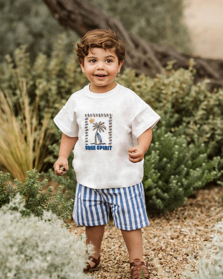 Shorts | Havana - Striped Blue