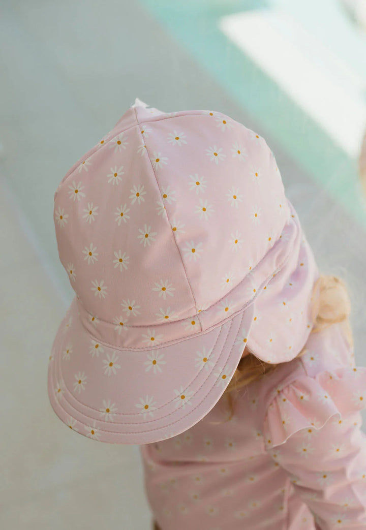 Swim Hat | Flap - Daisy Fields