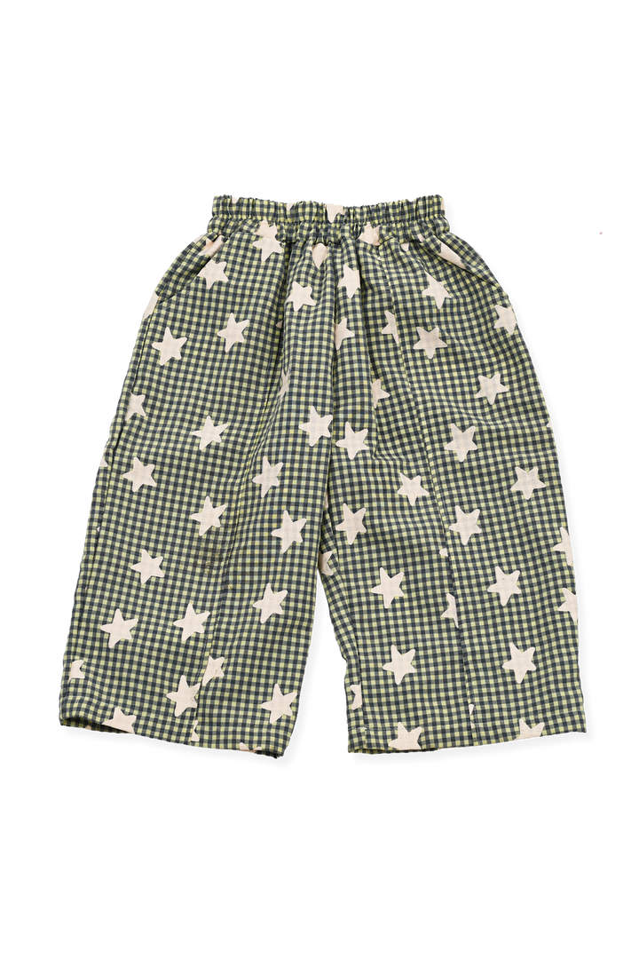 Dusty Star Pants | Yellow Gingham