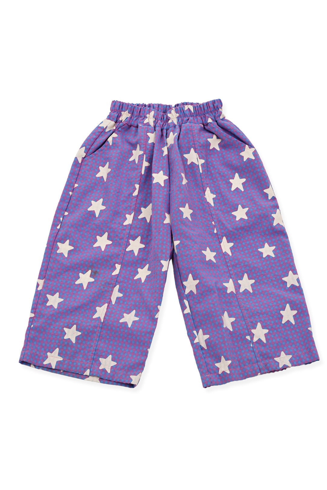 Dusty Star Pants | Purple Gingham