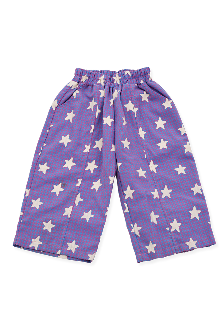 Dusty Star Pants | Purple Gingham