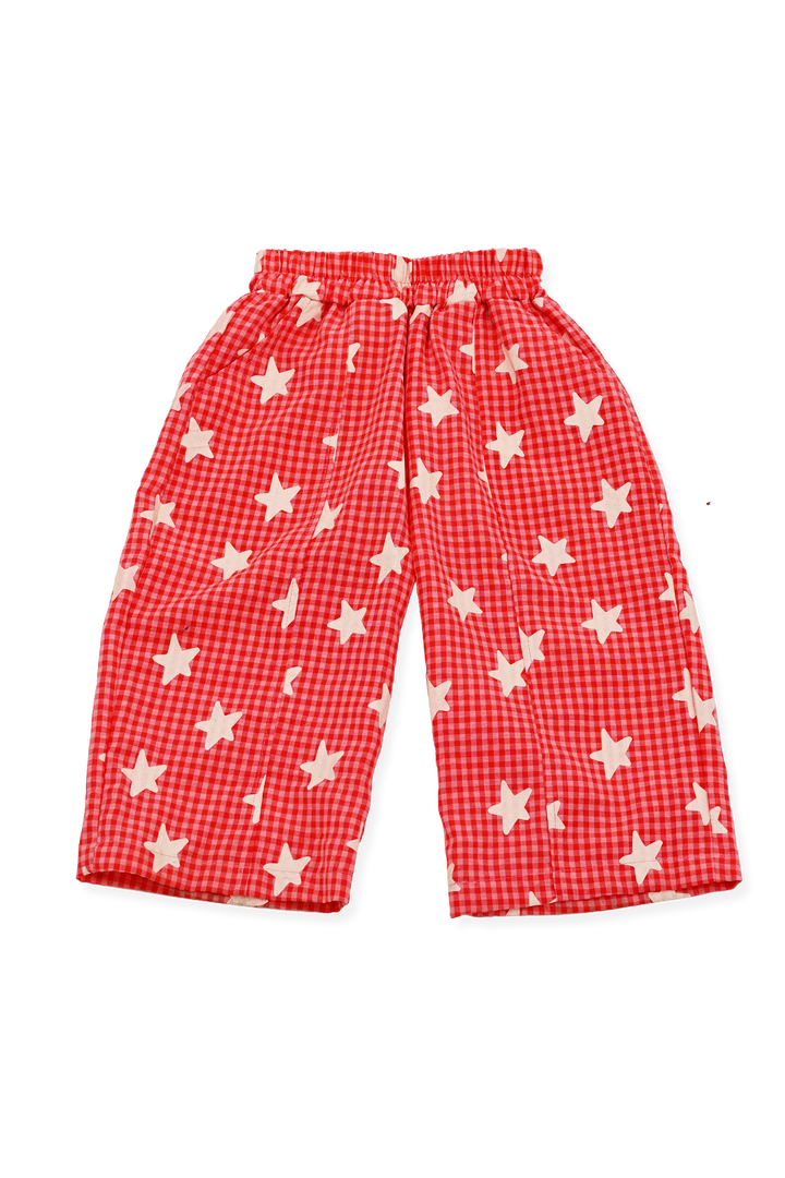Dusty Star Pants | Pink Gingham