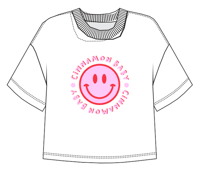 Tee | Smiley - White