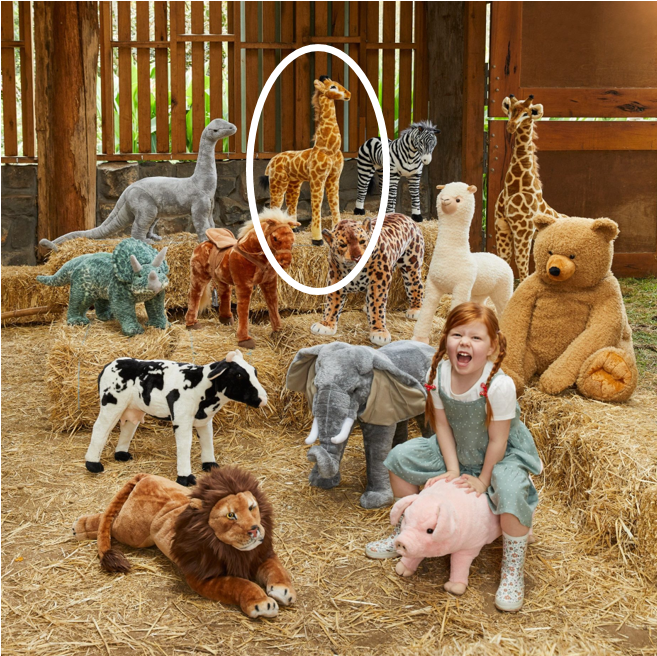 Large Standing Giraffe