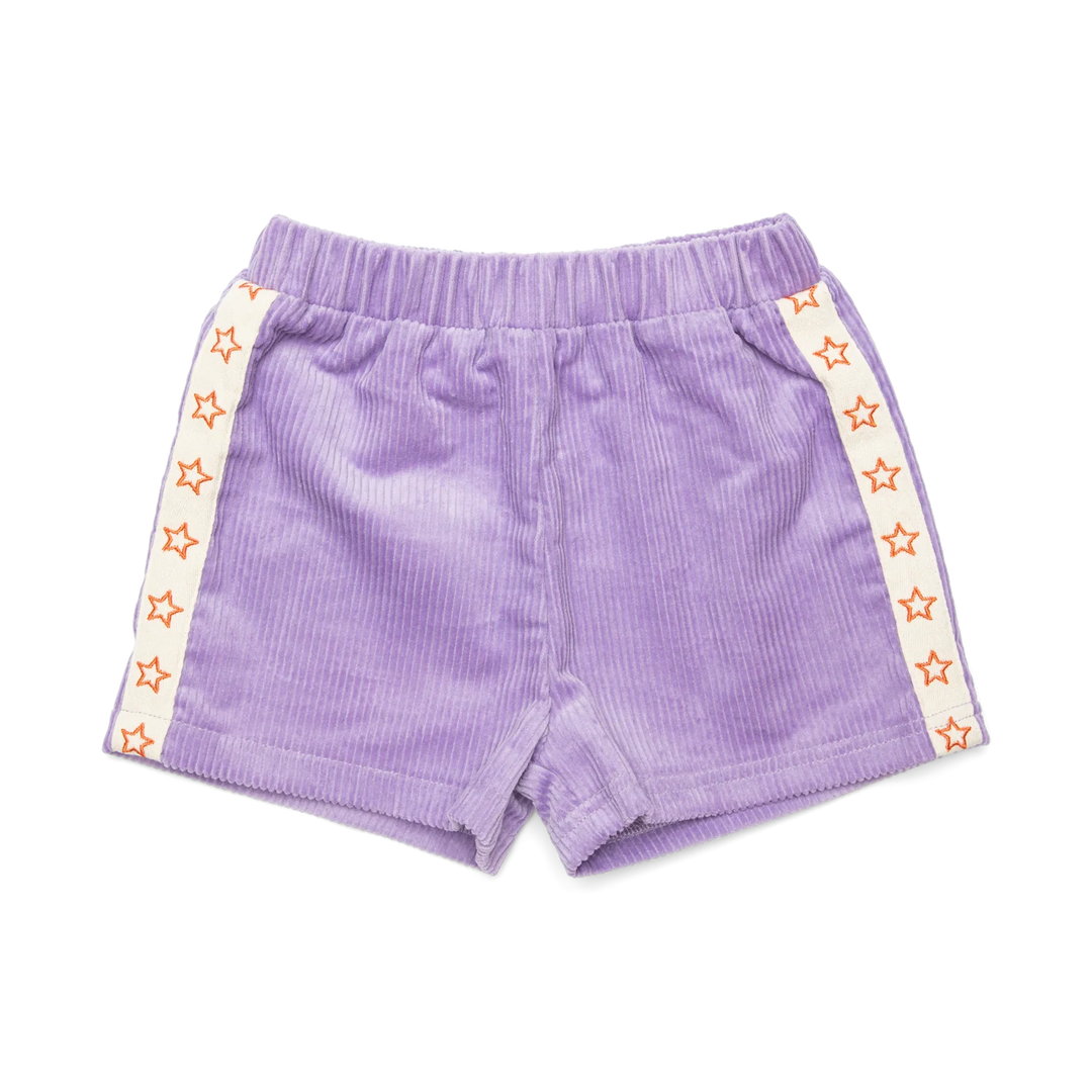 Playtime Cord Shorts | Purple
