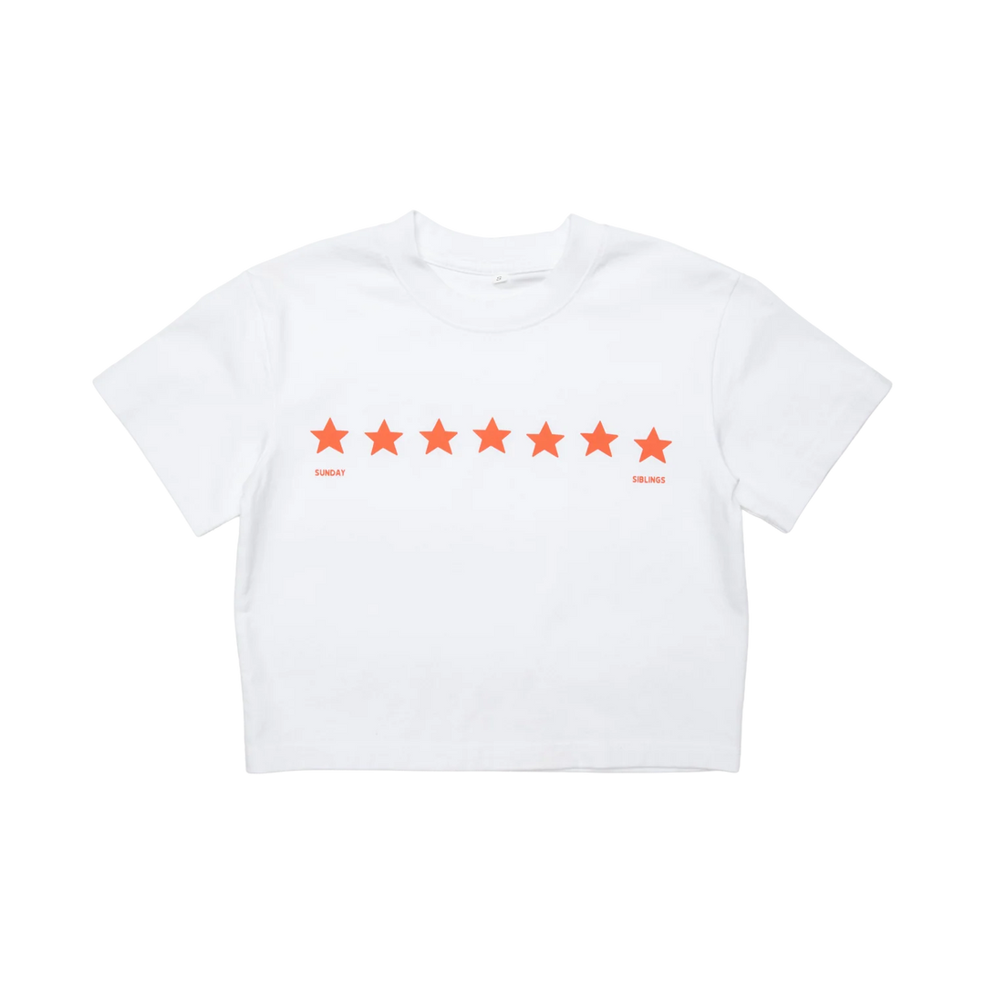 Stars Align Tee | White + Red