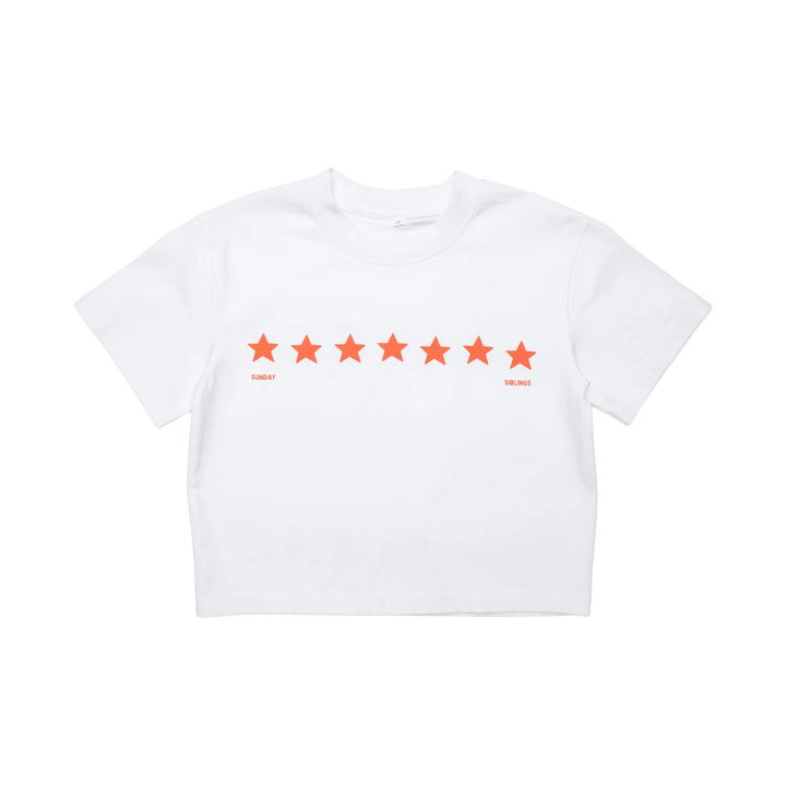 Stars Align Tee | White + Red