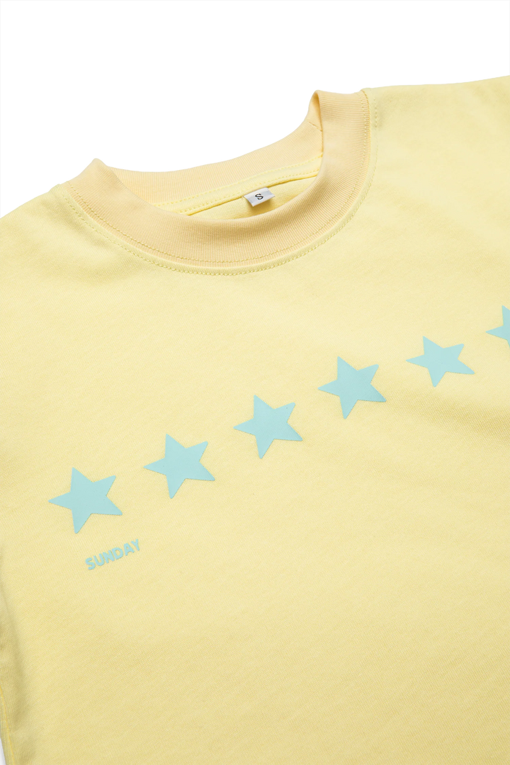 Stars Align Tee | Yellow + Blue