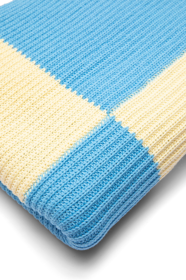 Sunday Blanket | Yellow + Blue