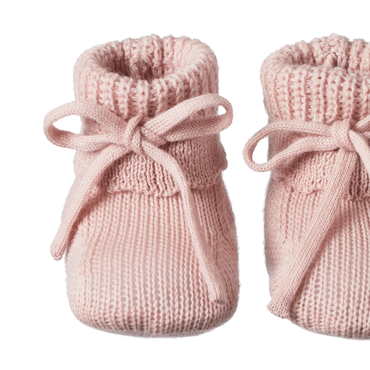 Merino Booties | Teddy - Rose Dust