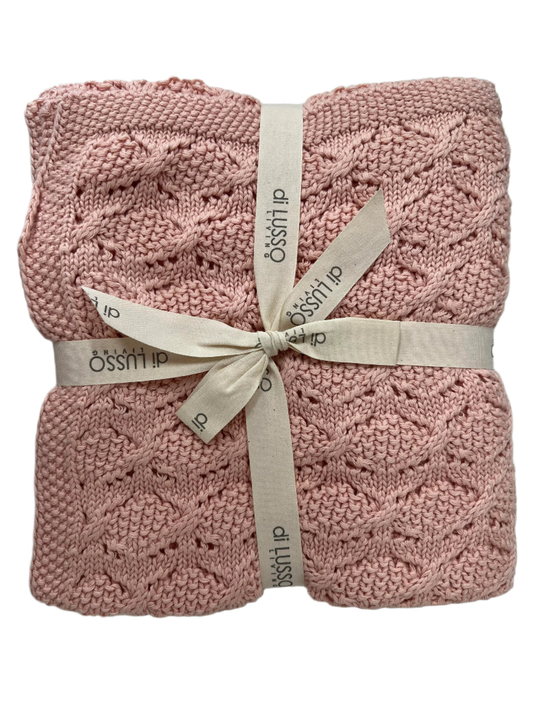 Blanket | Knit - Bailey - Pink