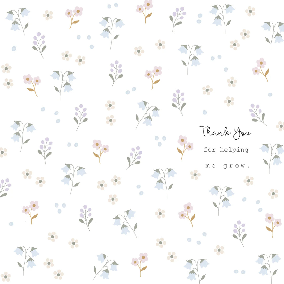 Greeting Card | Thank You for Helping Me Grow