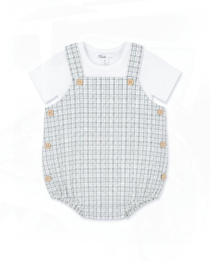Taylor Check Bodysuit & Tee Set