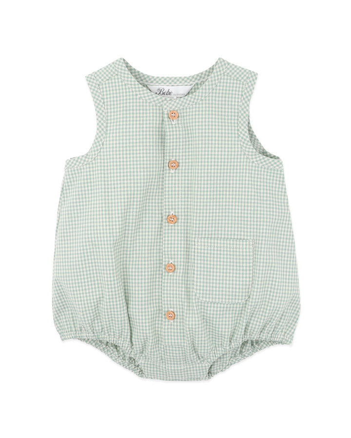 Bodysuit | Scout - Check Button Up