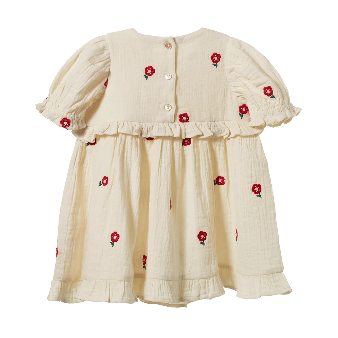 Valentina Dress - Red Flora