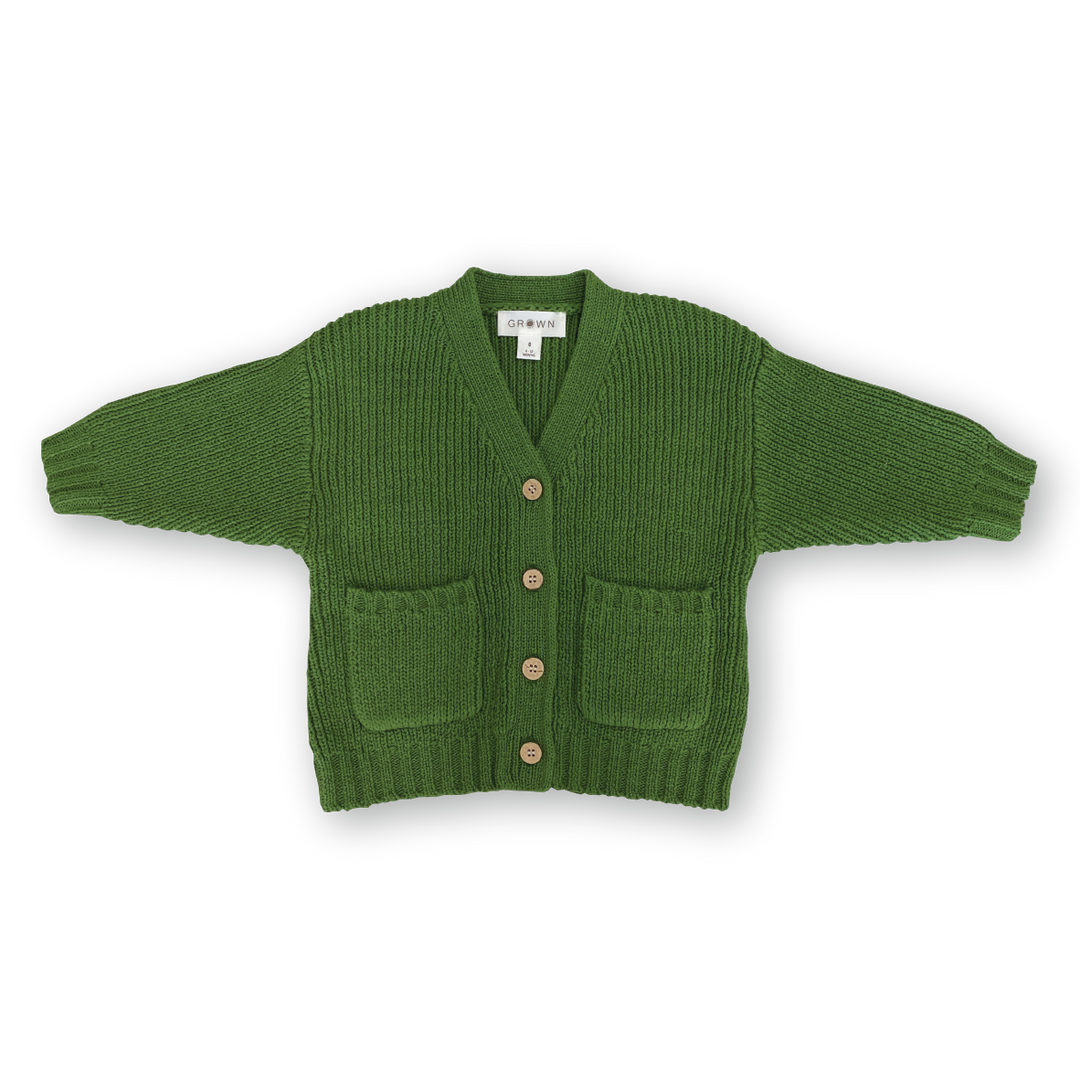 Cardigan | Pocket - Verde