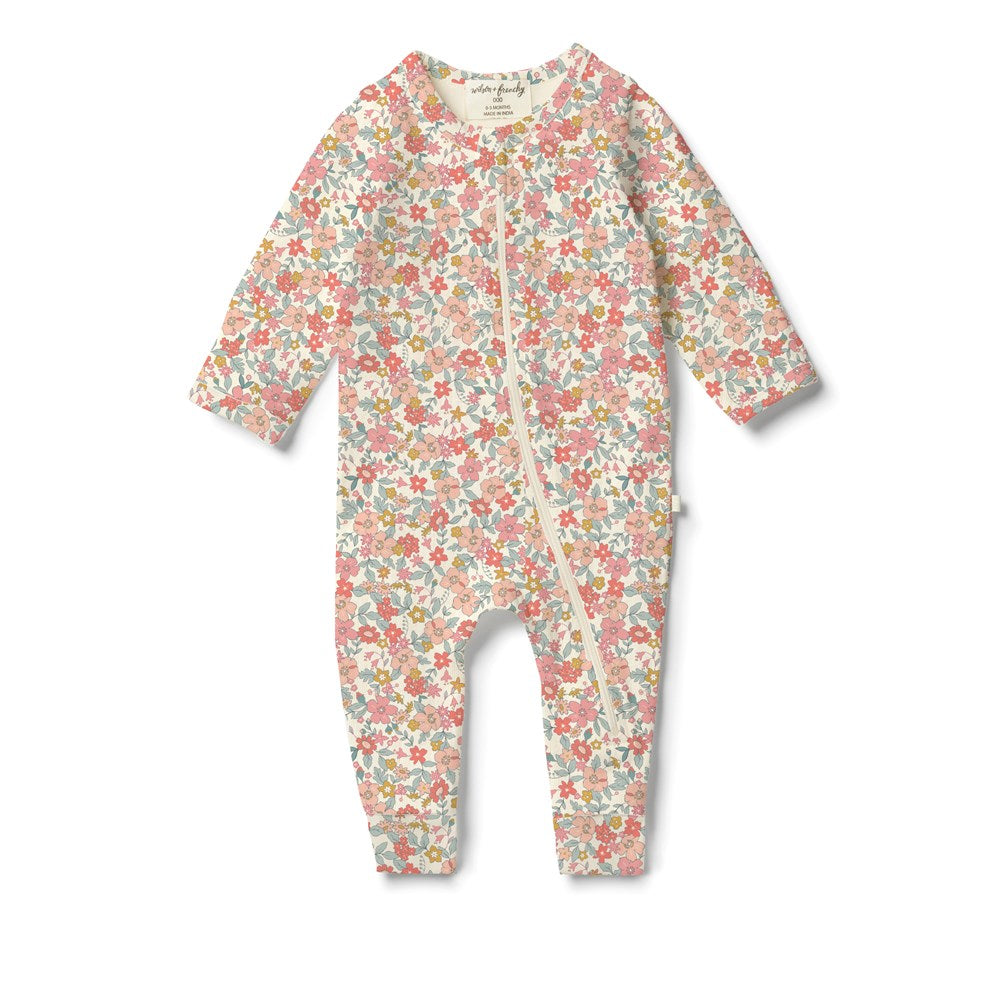 Zipsuit | Organic - Summer Bloom