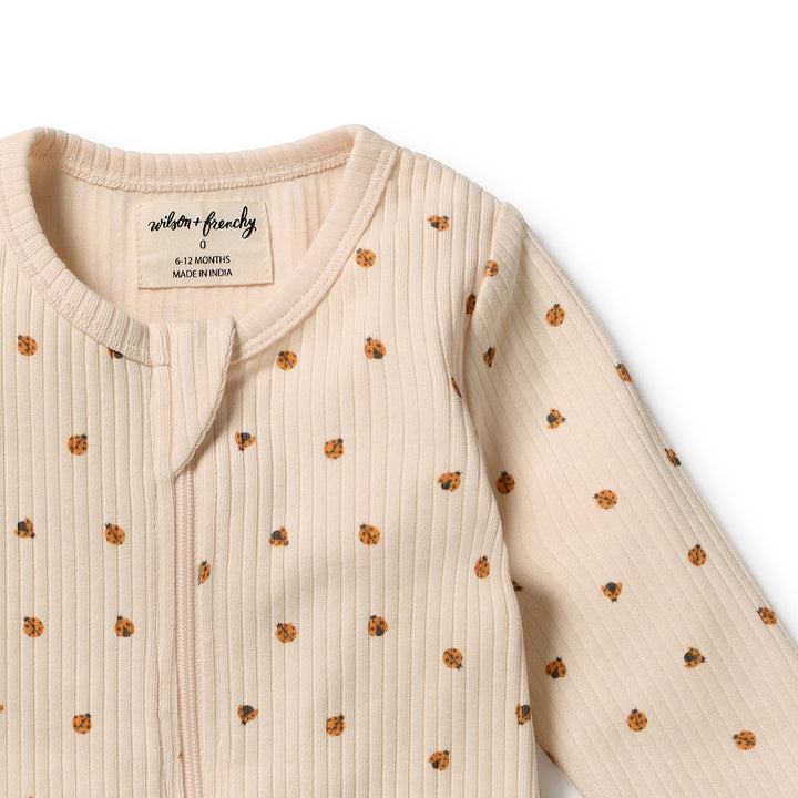 Zipsuit | Organic - Little Lady Bugs