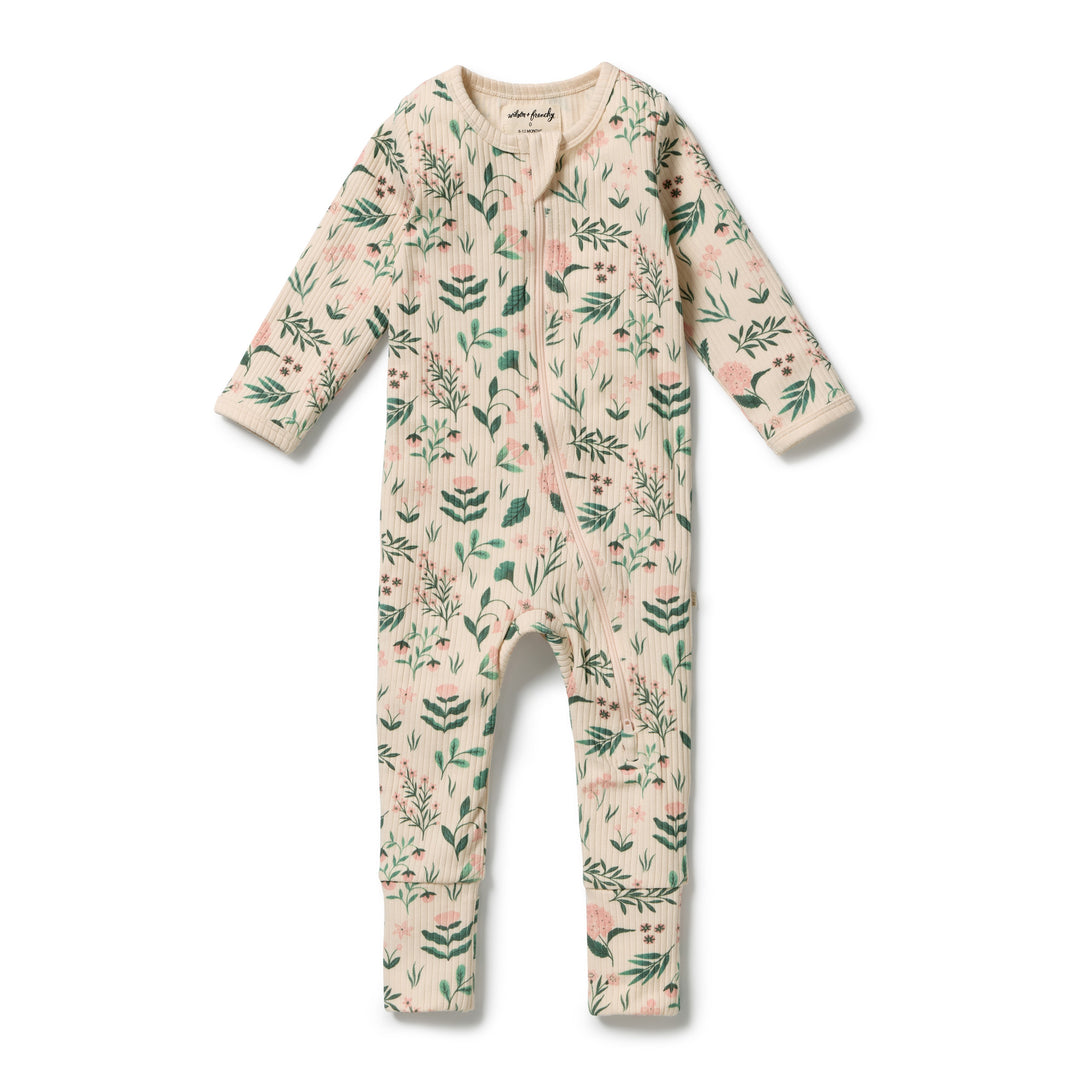 Zipsuit | Organic - Sweet Bloom