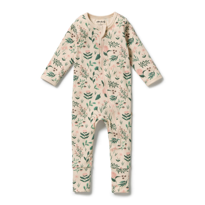 Zipsuit | Organic - Sweet Bloom