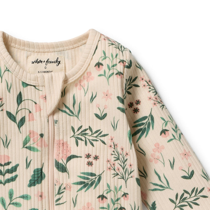 Zipsuit | Organic - Sweet Bloom