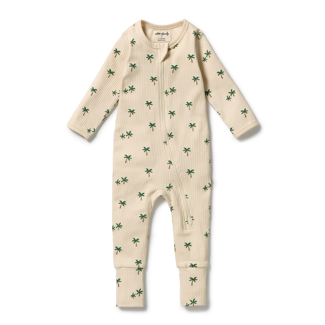 Zipsuit | Organic - Tiny Palm