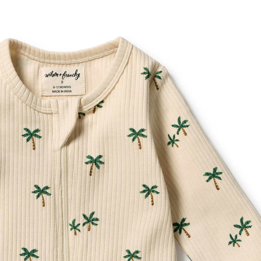 Zipsuit | Organic - Tiny Palm