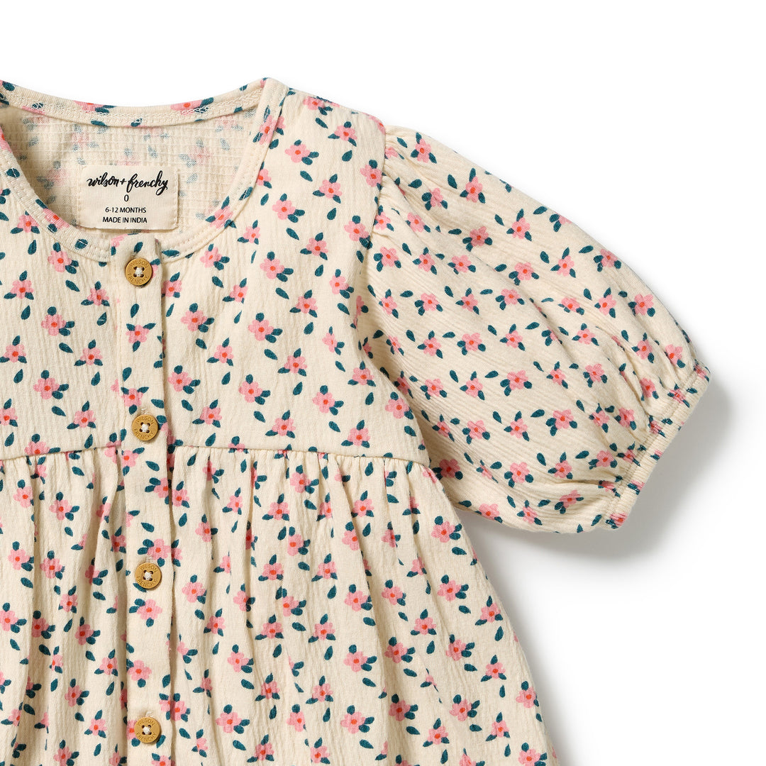 Dress | Organic Crinkle - Little Blossom