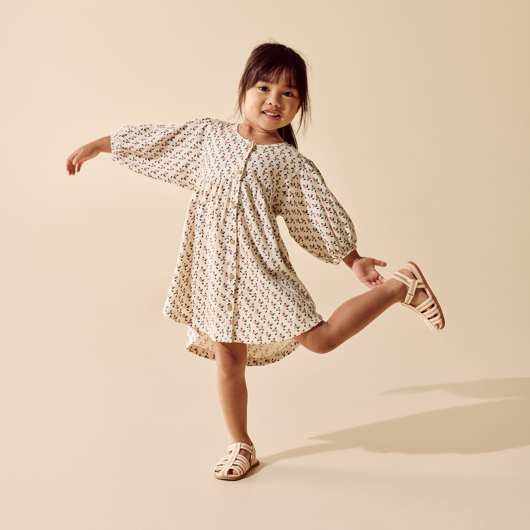 Dress | Organic Crinkle - Little Blossom