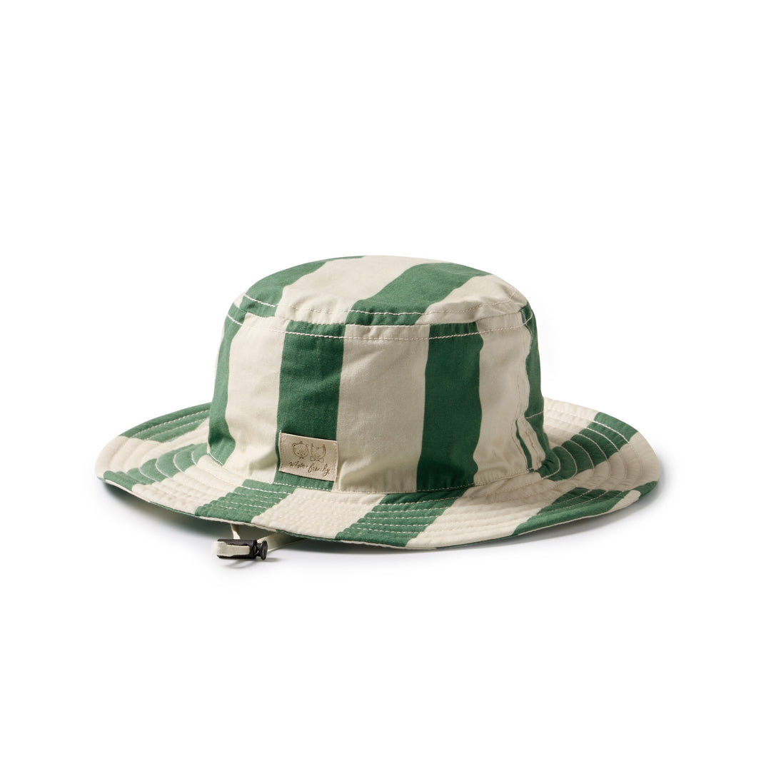 Hat | Cotton - Lagoon Stripe