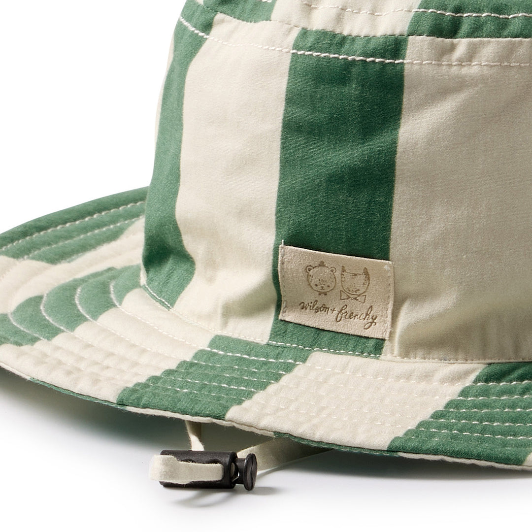 Hat | Cotton - Lagoon Stripe