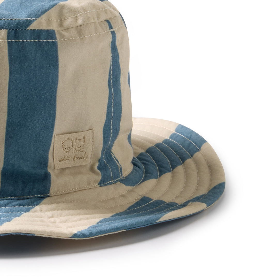 Hat | Cotton - Ocean Stripe