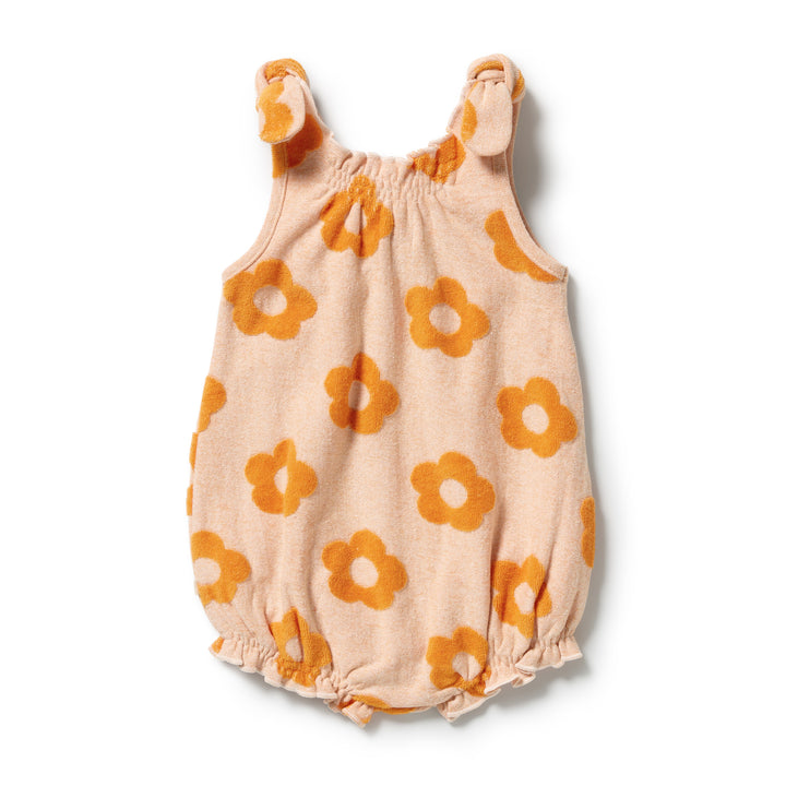 Playsuit | Organic Terry - Daisy Glow