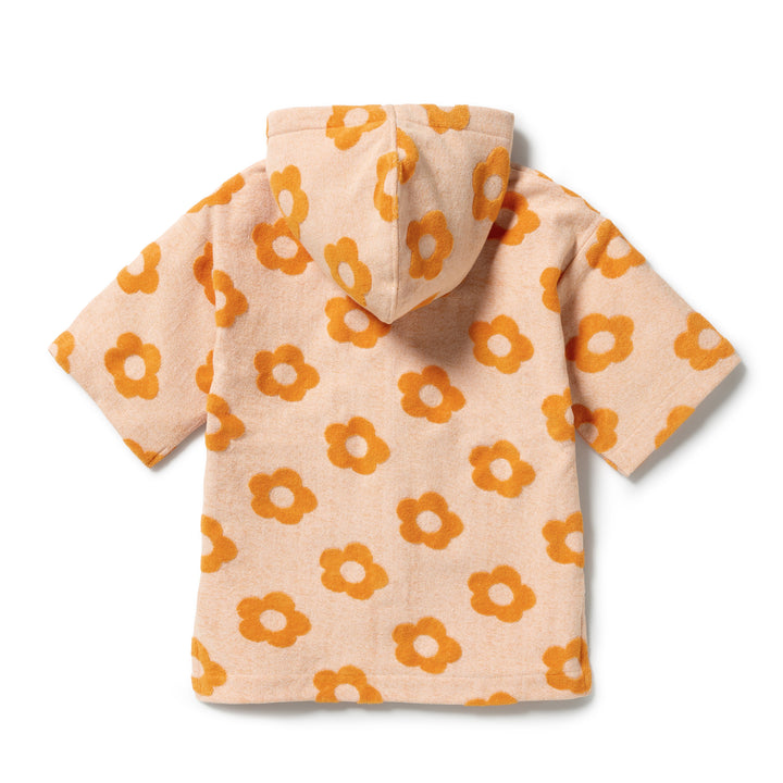 Hooded Towel | Organic Terry - Daisy Glow
