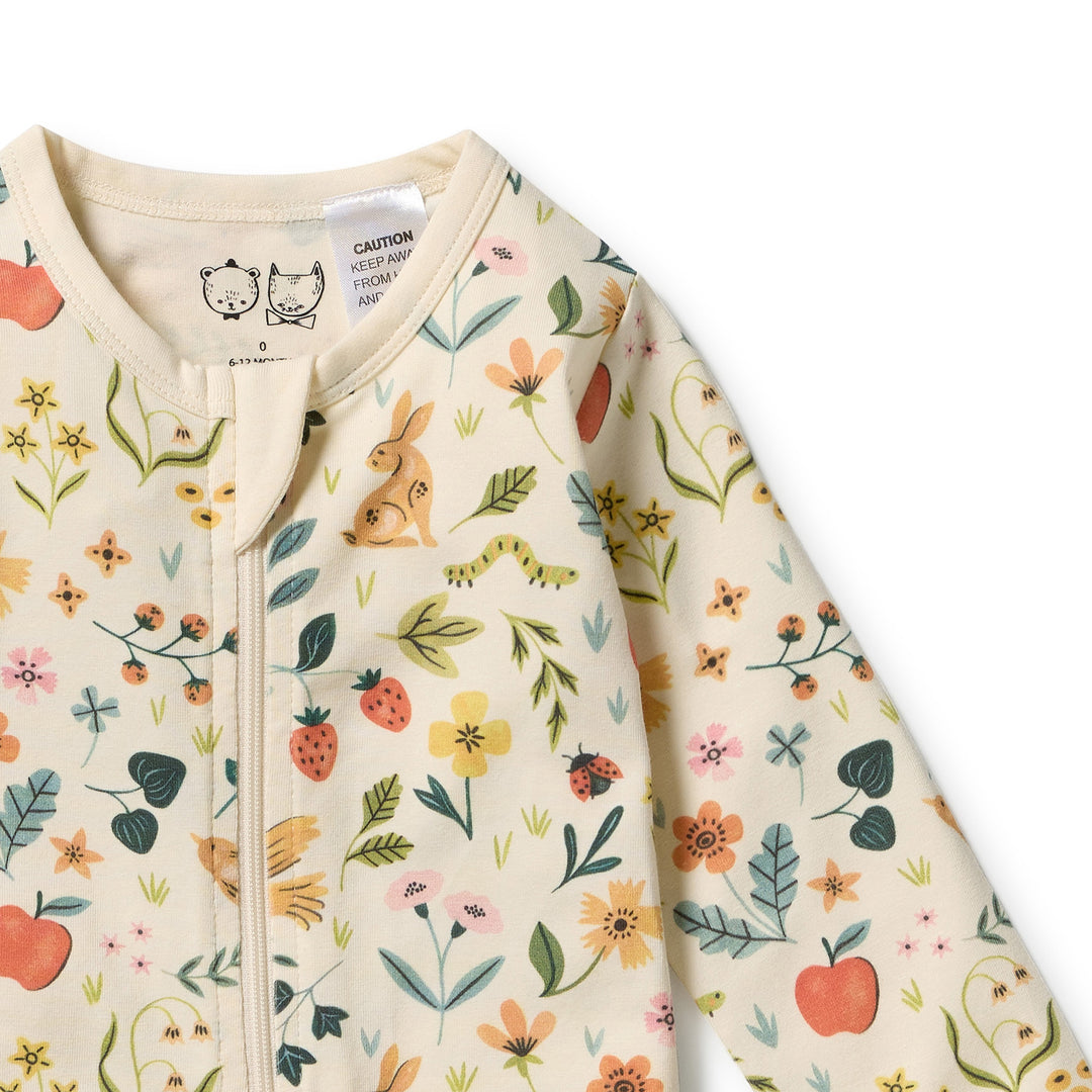 Zipsuit | Organic - Summer Garden