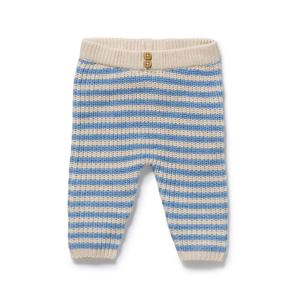 Pant | Organic Knitted - Frosted Blue