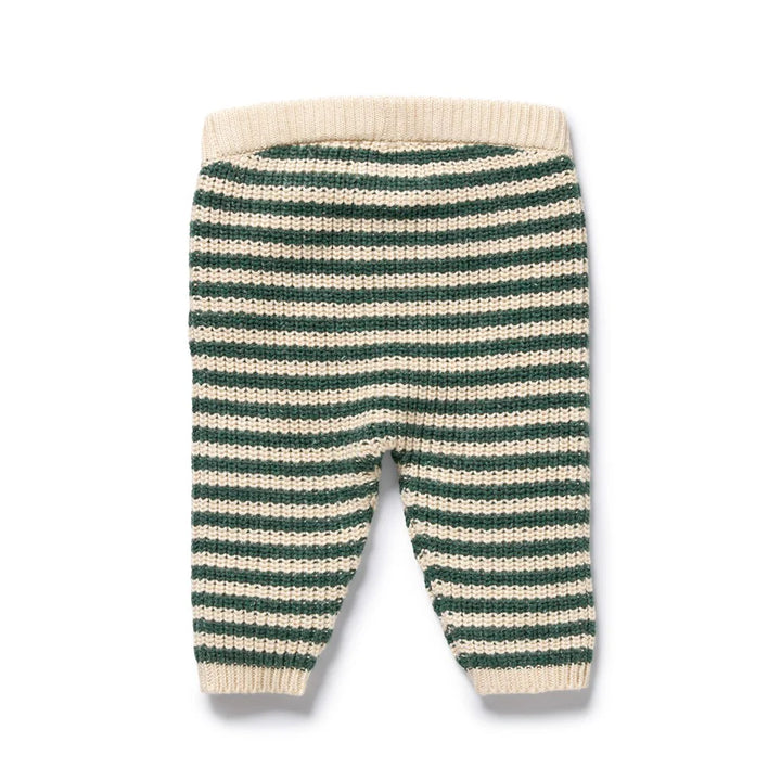 Pant | Organic Knitted - Clover Stripe
