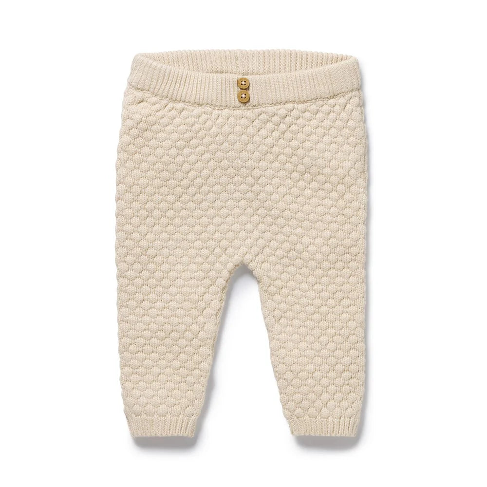 Pant | Organic Knitted - Cream